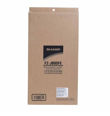 SHARP Replacement FZ-J80DFE Deodorizing Filter for FP-J60E-W/FP-J80E-H