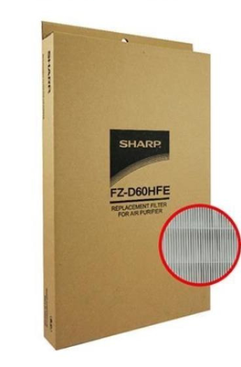 SHARP Replacement FZ-D60HFE HEPA Filter for KC-G60E-W/KI-L60E-W