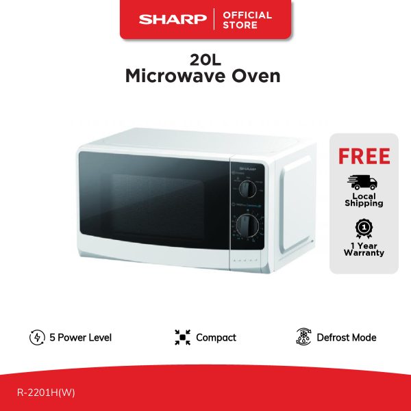 SHARP 20L Microwave Oven R-2201H(W)