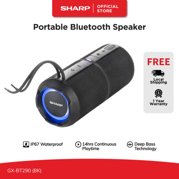 SHARP Portable Bluetooth Speaker GX-BT290