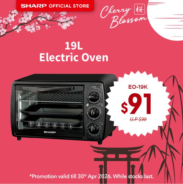 [SAKURA SALE] 19L Electric Oven EO-19K