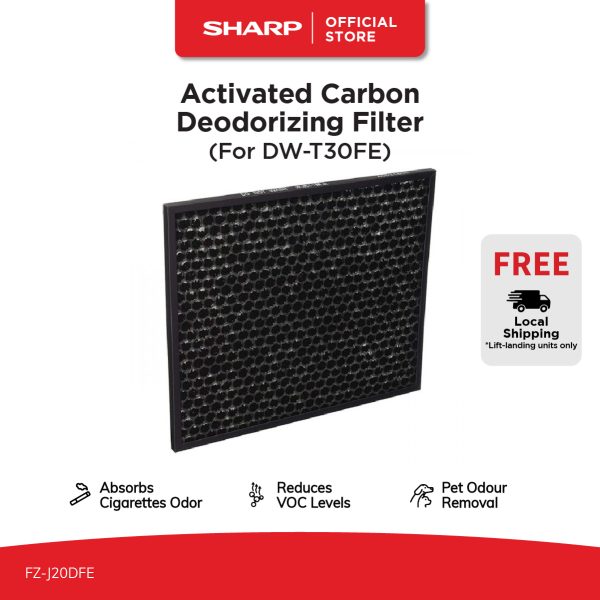 Sharp FZ-J20DFE Deodorizing Filter for DW-T30FE-H / DW-T30FE-W